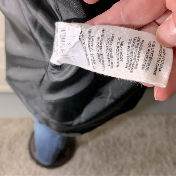 AVEC Les Filles Black Jacket Military Cargo Style Water Repellent Utility Jacket - Picture 13 of 14